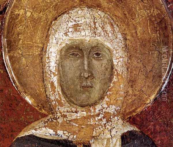 Story of St Margaret of Cortona (detail) c. 1298 Oil Painting - Italian Unknown Masters
