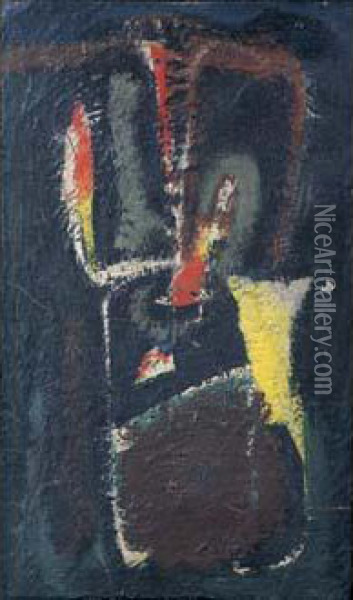 Sans Titre, Circa 1947 Oil Painting - Arshile Gorky