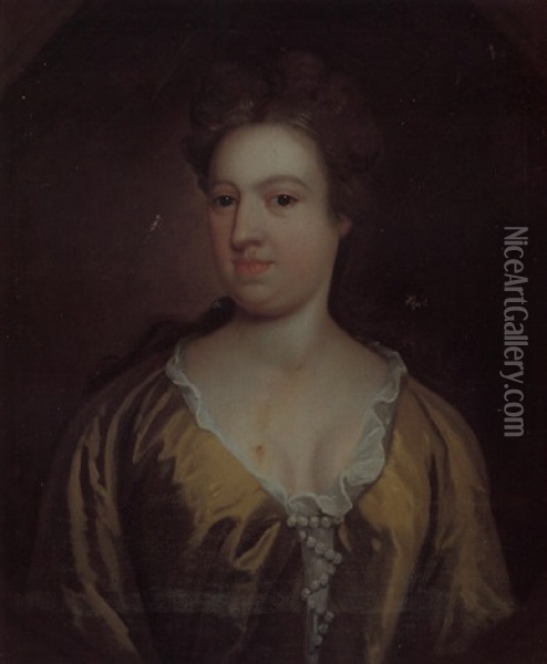 Portrait Of A Lady Oil Painting - Michael Dahl the Younger