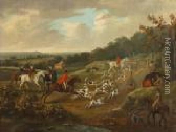A Hunting Scene Oil Painting - John Nost Sartorius