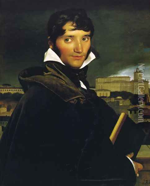 The Painter Francois-Marius Granet Oil Painting - Jean Auguste Dominique Ingres