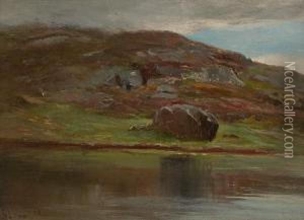 Coastal Scene Oil Painting - Charles James Lauder