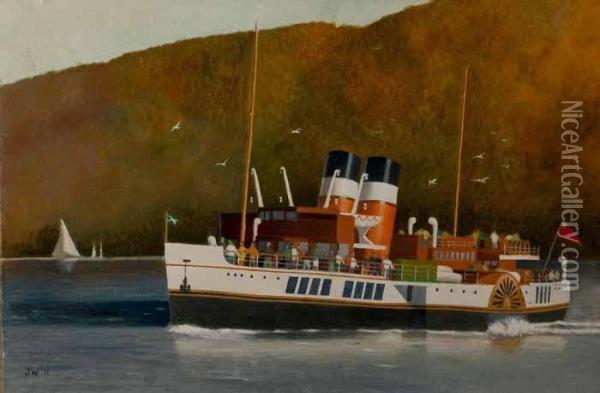 Waverley Oil Painting - John Carleton Wiggins