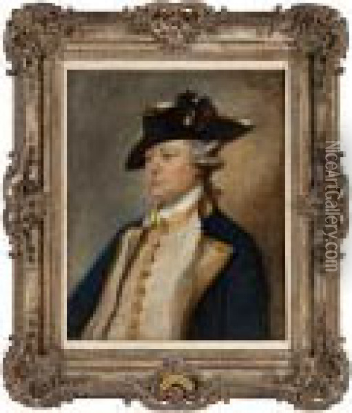 Half Length Portrait Of The Right Honourable Augustus Harvey, Lord Of The Admiralty Oil Painting - Thomas Gainsborough