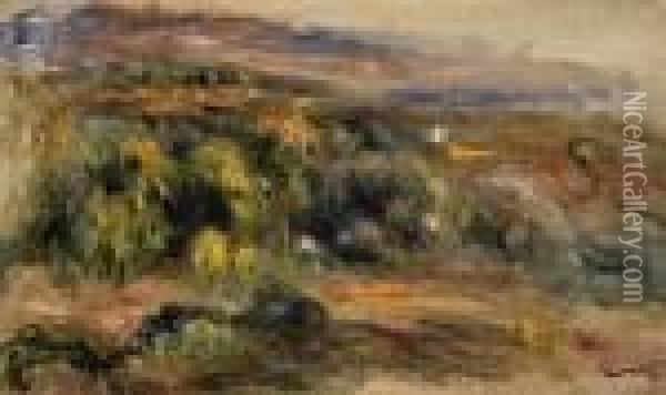 Esquisse De Paysage Oil Painting - Pierre Auguste Renoir