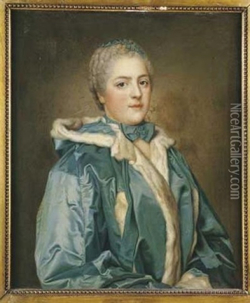 Portrait De Louise Elisabeth De France Oil Painting - Jean Etienne Liotard