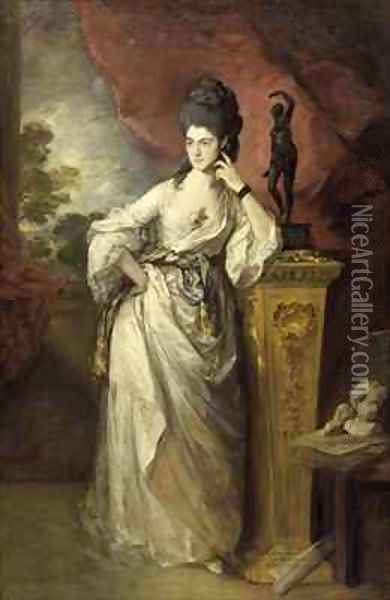 Viscountess Penelope Ligonier Oil Painting - Thomas Gainsborough