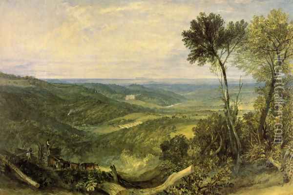 The Vale Of Ashburnham Oil Painting - Joseph Mallord William Turner