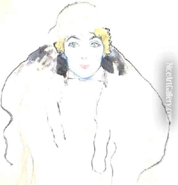 The Dancer 1916-1918 Oil Painting - Gustav Klimt
