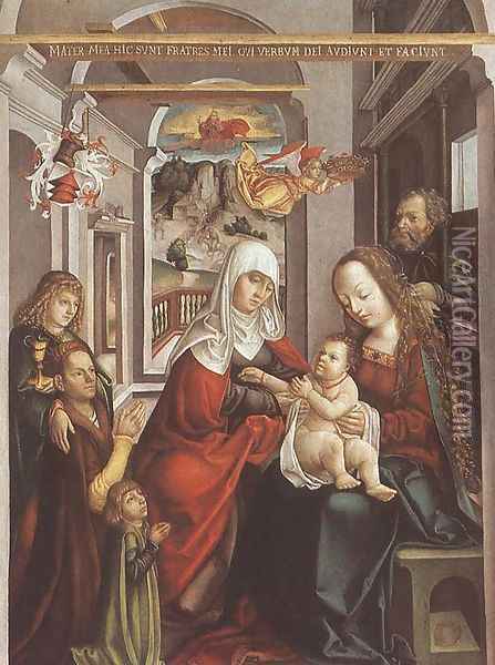 Saint Anne with the Virgin and the Child Oil Painting - Unknown Painter