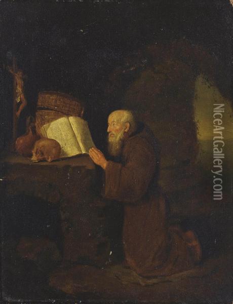 Saint Jerome Oil Painting - Gerrit Dou