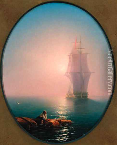 Shipwrecked Oil Painting - Ivan Konstantinovich Aivazovsky