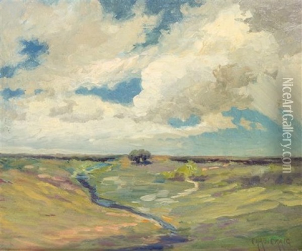 Platte River Oil Painting - Charles Craig