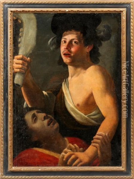 Samson Slays The Philistine Oil Painting - Jan Van Bijlert