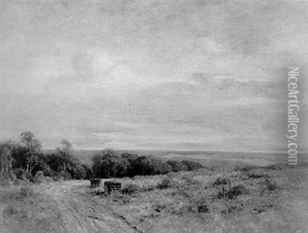 Landschaft Im Taunus Oil Painting - Nelson Gray Kinsley