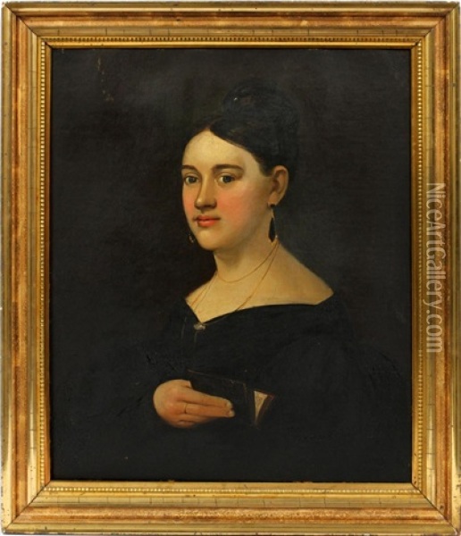 Folk Portrait Oil Painting - William Matthew Prior