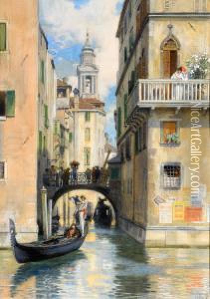 Venedig Oil Painting - Georg Von Rosen