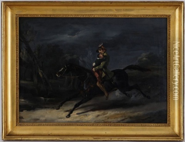 Le Roi Des Aulnes Oil Painting - Joseph Simon Volmar