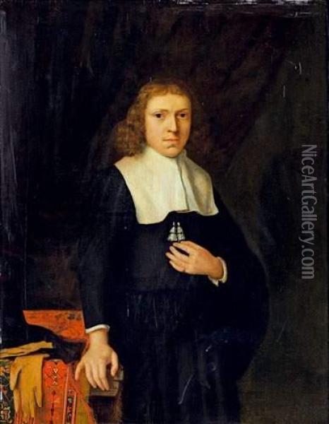 Portrait De Gentilhomme Oil Painting - Jacobus Levecq