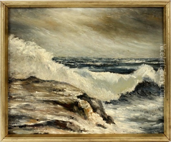 Coastal Landscape Oil Painting - William Posey Silva