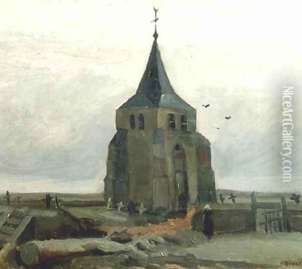 Old Church Tower At Nuenen The II Oil Painting - Vincent Van Gogh