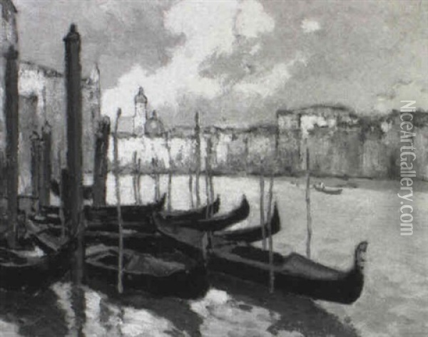Venice Oil Painting - George Elmer Browne