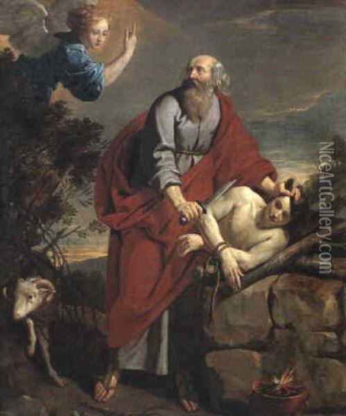 The Sacrifice Of Isaac Oil Painting - Philippe de Champaigne