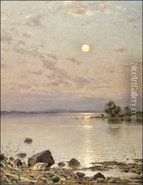 Sydankesan Yo Oil Painting - Magnus Hjalmar Munsterhjelm