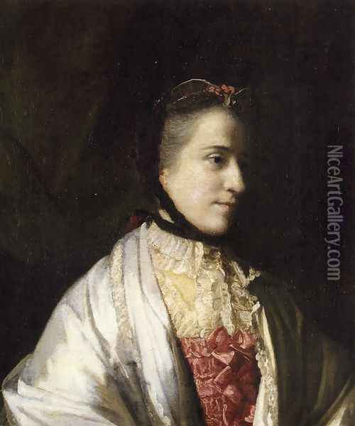 Portrait of Emma, Countess of Mount Edgcumbe Oil Painting - Sir Joshua Reynolds