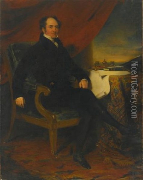 Portrait Of Nathaniel Von Werthemstein Oil Painting - Thomas Lawrence
