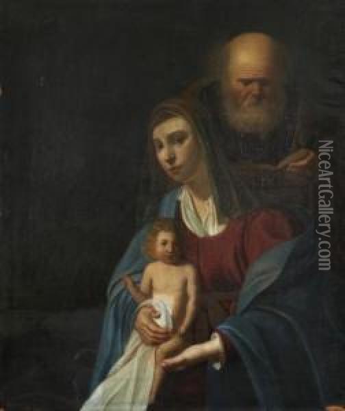 La Sainte Famille Oil Painting - Jan Van Bijlert