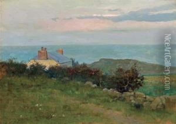 Shinnecock Landscape Oil Painting - Arthur Hoeber