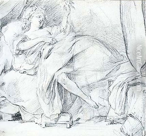 La volupte Oil Painting - Jean-Honore Fragonard