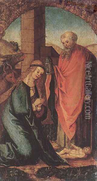 The Birth of Christ 1505-06 Oil Painting - Hans Leonhard Schaufelein