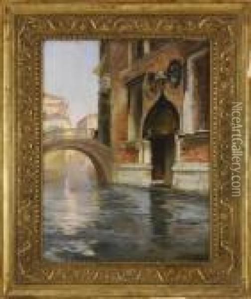 Rio San Paolo, Venise Oil Painting - Raymond Allegre