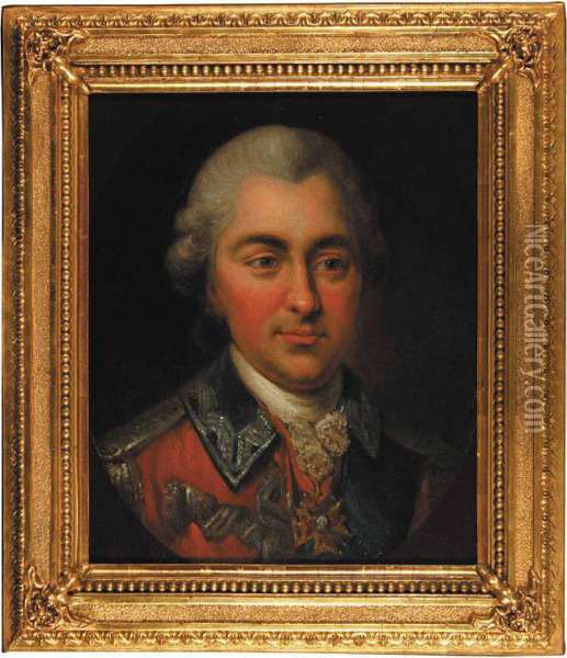 Portret Stanislawa Poniatowskiego, Bratanka Krola Stanislawa Augusta Oil Painting - Marcello Bacciarelli