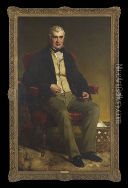 The Late Charles Dixon Oil Painting - John Prescott Knight