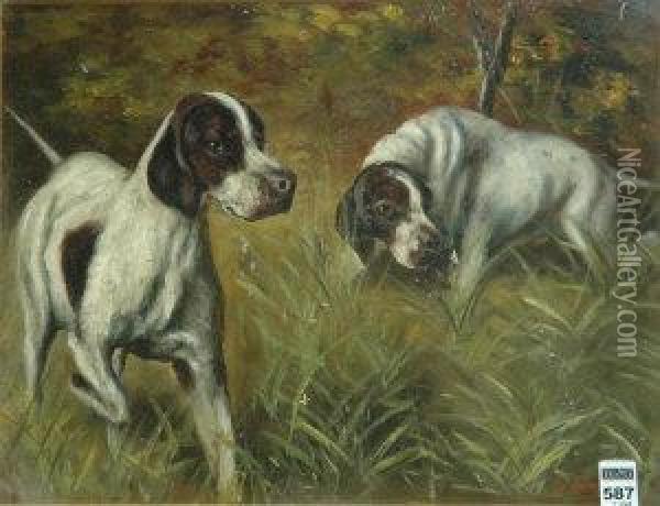 A Pair Of Pointers Oil Painting - Samuel Fulton