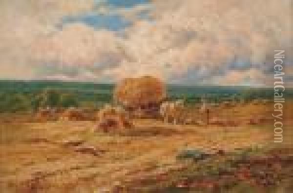 At Hindhead, Surrey Oil Painting - Henry Hillier Parker