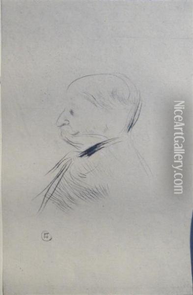 Portrait De Monsieur X Oil Painting - Henri De Toulouse-Lautrec