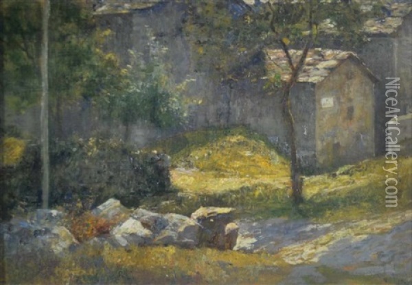 Paesaggio Piemontese Oil Painting - Giovanni Giani