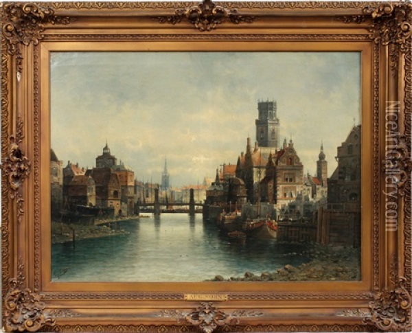 Dusseldorf Oil Painting - August Wilhelm Sohn