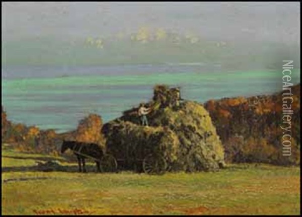 October - Murray Bay Oil Painting - Francis Hans Johnston
