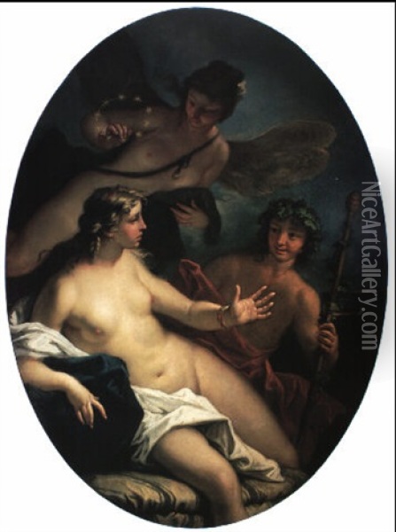 Bacchus Et Ariane Oil Painting - Sebastiano Ricci