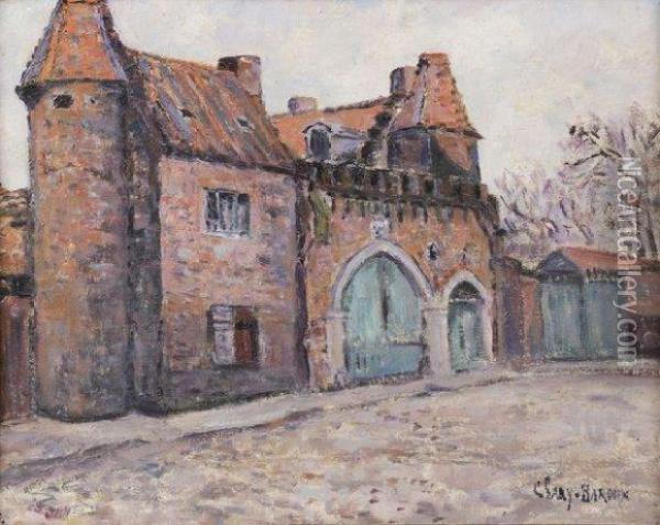 Domaine Le Vieux Temple Oil Painting - Adolphe Clary-Baroux