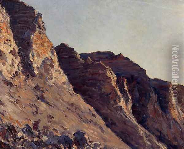 Cliff At Villers Sur Mer Oil Painting - Gustave Caillebotte