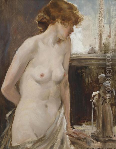 Female Nude Oil Painting - Allan Douglas Davidson