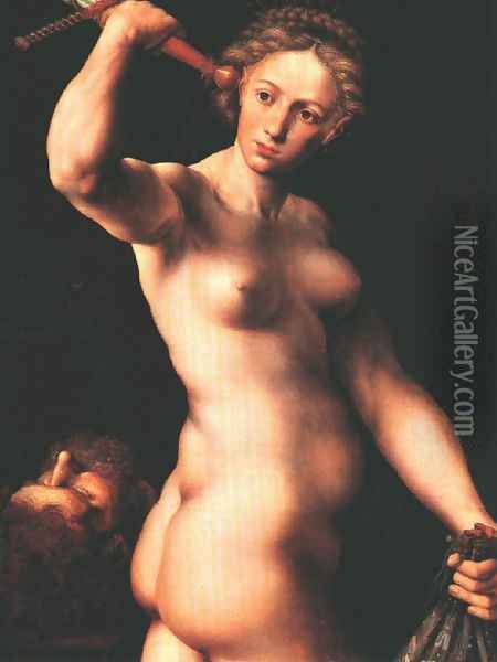 Judith 1540 Oil Painting - Jan Sanders Van Hemessen