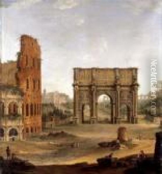 Rome Oil Painting - Antonio Joli