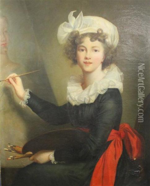 Self-portrait Oil Painting - Elisabeth Vigee-Lebrun